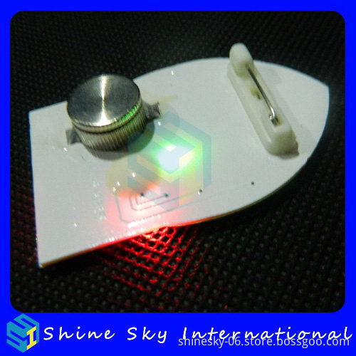 Best Quality Antique Led Light Up Badge Pin